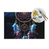 Dream Catcher Placemats Set of 6, Heat-Resistant, Non-Slip, Washable PVC Vinyl Woven Placemats view 4
