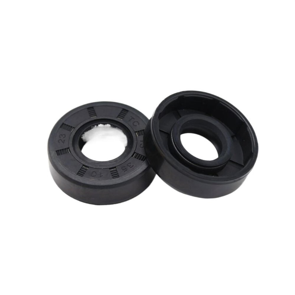 Lip Seals 2/5 pcs NBR Nitrile Rubber Shaft Seal TC-12*19/20/21/22/23/24/25/26/28/30/32/35*5/6/7/8/10, Double-Lip Radial Rotary Seals (Color: 2 pcs, Size: 12 x 23 x 6 mm)