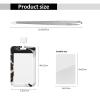 Sliding ID Badge Holder with Clear Window, Ice Hockey Pattern view 2