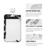Sliding ID Badge Holder with Clear Window, Ice Hockey Pattern view 3