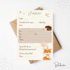 MeinBaby123 10 Kids' Birthday Invitations for Boys and Girls | Forest Animals Boho | Includes 10 Envelopes view 3