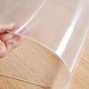 DAZULI Rectangular Clear Floor Mat, Transparent PVC Floor Protector, Waterproof, for Dressers and Nightstands, Easy to Clean, Customizable Size (110 x 380 cm / 42.9 x 148.2 in, Frosted) view 2