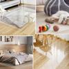 DAZULI Rectangular Clear Floor Mat, Transparent PVC Floor Protector, Waterproof, for Dressers and Nightstands, Easy to Clean, Customizable Size (110 x 380 cm / 42.9 x 148.2 in, Frosted) view 3