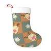PAMEENCOS Christmas Stocking, Moose, Christmas Decoration, Holiday Stocking, Festive Addition for Christmas and Halloween Parties view 1