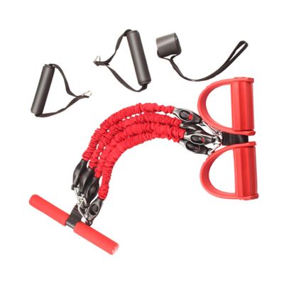 Red Emulsion Sit-Up Pull Rope for Abdominal Training