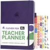Clever Fox Teacher Planner, Undated School-Year Planner, A4, Purple view 1