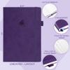 Clever Fox Teacher Planner, Undated School-Year Planner, A4, Purple view 2
