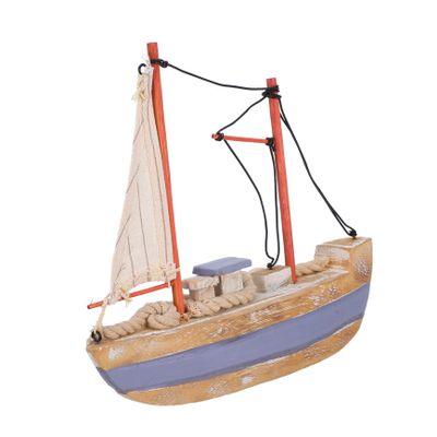 Abaodam Mediterranean Sailboat Ornament and Resin Table Decor