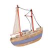 Abaodam Mediterranean Sailboat Ornament and Resin Table Decor view 1