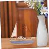 Abaodam Mediterranean Sailboat Ornament and Resin Table Decor view 4