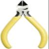 Precision Side Cutters, 125 mm, Yellow view 1