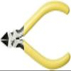 Precision Side Cutters, 125 mm, Yellow view 3