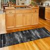 QQrunner Black Non-Slip Hallway and Kitchen Runner Rug, 100 x 120 cm view 4