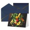 BTCOWZRV Vegetable Greeting Card with Envelope, Blank, Pearlescent Paper, 4 x 6 in view 1