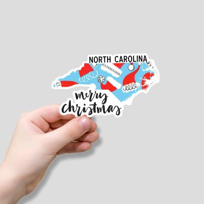 Zyadsinoudor North Carolina State Laptop Stickers, 50-Pack