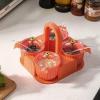 PIPONS Spice Jar Set with Tray, Lids and Spoons, Orange view 3