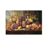 FOCCAR Colorful Fruit Wine Canvas Wall Art Print view 1