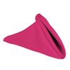 RAAMKA Thick Fabric Napkins, 10-Piece Set, 40 x 40 cm, Polyester Table Napkins, Hot Pink view 1