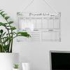 Acrylic Weekly Planner Board for Wall Mounting view 4