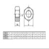 5/10-Piece M2 M2.5 M3 M4 M5 M6 M8 M10 M12 Titanium Hex Nuts (Size: M3, 10 pcs) view 2