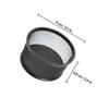 MAGICLULU Iron Paper Clip Holders, 4-Pack, Black Mesh view 2