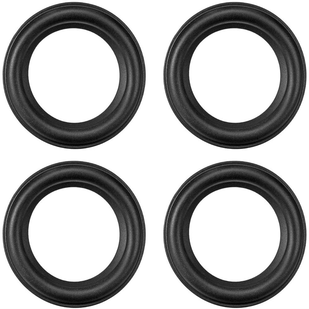 XYWHPGV 2-Inch Speaker Rubber Surround Rings, Replacement Parts for Speaker Repair or DIY, 4 Pieces