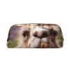DEHIWI Alpaca Llama Pencil Case, Waterproof, Gold, One Size view 1