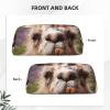 DEHIWI Alpaca Llama Pencil Case, Waterproof, Gold, One Size view 3