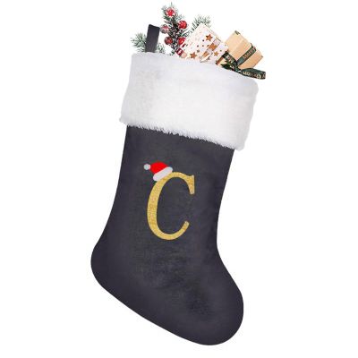 NIBESSER Personalized Flannel Christmas Stocking