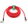 HangTon 12G 4K HD-SDI BNC Coaxial Cable, Canare LV-61S, 75 Ohm, 5 m, Right-Angle view 3