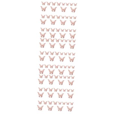 Hemobllo 3 Sets Unique Butterfly Wall Art Self-Adhesive Decorative Stickers for Home Office, 36 Pieces x 3