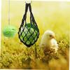 minkissy 4-Piece Chicken Toys: Feeding and Wooden Toys, Fun Foraging Toys and Snuffle Net for Enrichment and view 3
