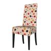 OPSREY Autumn Maple Leaf Printed Removable Dining Chair Cover view 1