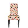 OPSREY Autumn Maple Leaf Printed Removable Dining Chair Cover view 2