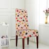 OPSREY Autumn Maple Leaf Printed Removable Dining Chair Cover view 4