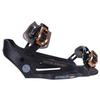 2024 Hyperlite System Lowback Chassis Wakeboard Bindings - Black, UK 5/8 view 3
