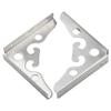 2-Pack 300 mm Triangular Right-Angle Iron Shelf Brackets view 1