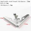 2-Pack 300 mm Triangular Right-Angle Iron Shelf Brackets view 2