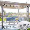 Waterproof Clear Tarp 1.8 x 3 m, 0.35 mm PVC, with Rope view 1