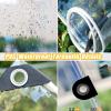 Waterproof Cover Tarp 3.7 x 4.2 m, Transparent PVC 0.55 mm, Weatherproof, with Grommets and Rope view 4