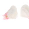 Ronyme Plush Cat Ear Helmet Decor, White view 2
