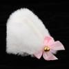Ronyme Plush Cat Ear Helmet Decor, White view 4