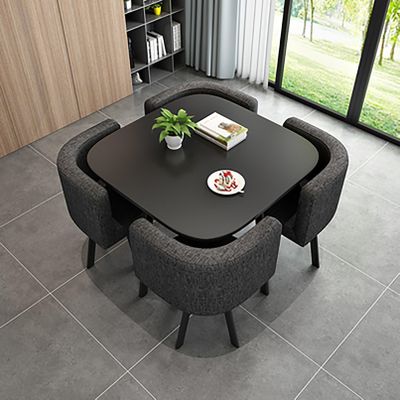 Dining Table Set with 4 Chairs