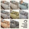 Tauzveok Non-Slip Sofa Cover, Beige Gray, 90 x 240 cm view 2