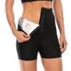 2-in-1 Sauna Pants for Women with High-Waisted Sauna Shorts view 3