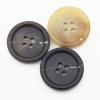 Buttons, Black, Brown, Coat and Sweater Buttons, Decorations, Crafts, Color 7, 27 mm, 10 Pieces view 3