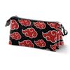 Naruto Kanji Triple Pencil Case, Black, 23 x 11 cm view 1