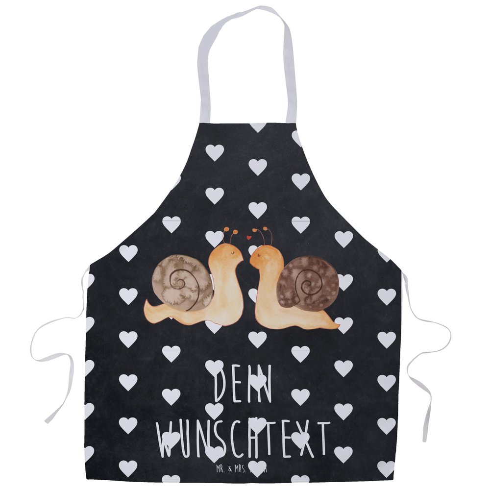 Mr. & Mrs. Panda Personalized Apron - Snail Love