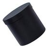 Round Paper Cylinder Flower Boxes for Bouquets, Black view 1