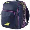 Babolat Pure Aero Rafa Tennis Backpack (Navy/Yellow/Pink) view 1